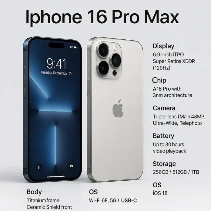 iPhone 16 pro max